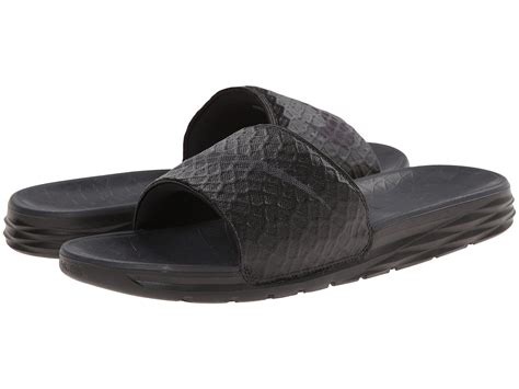 Nike Men's Benassi Solarsoft Slide, Black/Black